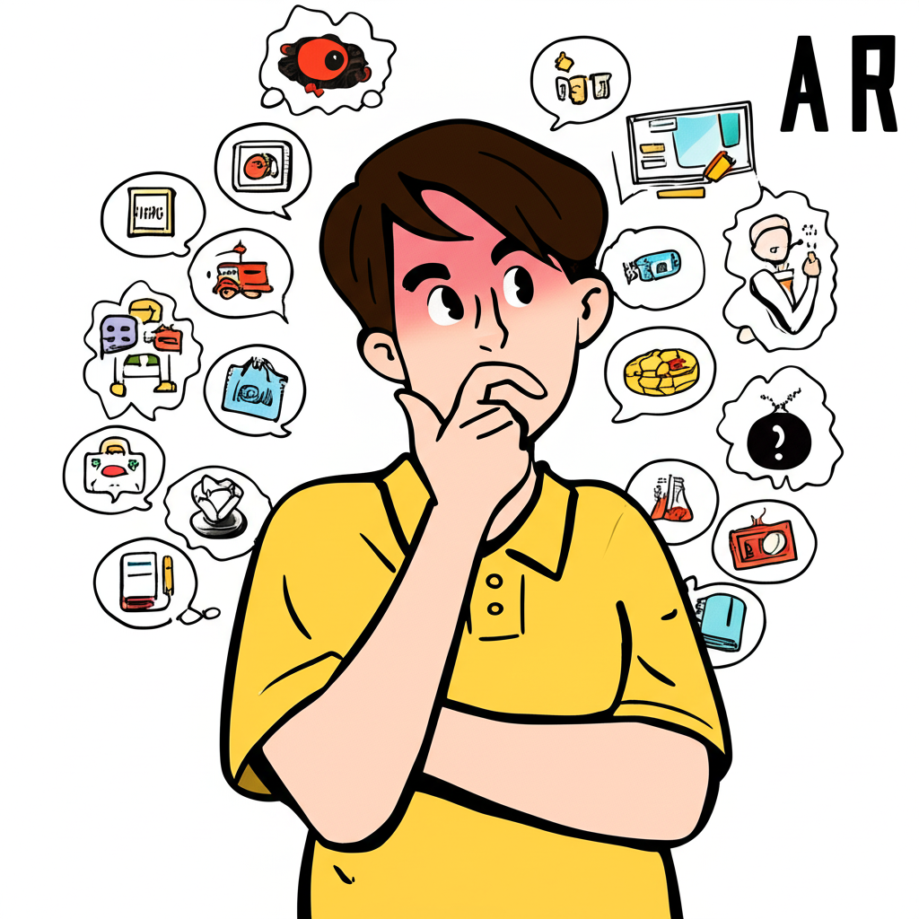 Young person contemplating career choices